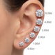 .25Ct - 8.00Ct Round Four Prong Diamond Studs Lab Grown 14k Gold