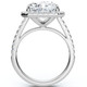 Certified 6 1/2Ct Radiant Cut Diamond Halo Engagement Ring 14k Gold or Platinum