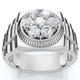 Men's 3/4Ct Diamond Anniversary Wedding Ring 14k Gold Lab Grown