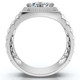 Men's 3/4Ct Diamond Anniversary Wedding Ring 14k Gold Lab Grown