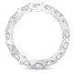 4Ct TW Lab Grown Diamond U Prong Eternity Ring Anniversary Band 14k Gold