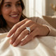 Certified 2 5/8Ct 3-Stone Baguette Diamond Engagement Ring 14k Gold Lab Grown