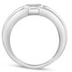 Certified 2 1/2Ct Emerald Cut Solitaire Diamond Ring 10k Gold Lab Grown Men's