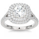 Certified 2 1/5Ct Cushion Halo Diamond Engagement Ring 14k Gold Lab Grown Certified 2 1/5Ct Cushion Halo Diamond Engagement Ring 14k Gold Lab Grown
