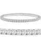 3.00-7 1/2Ct TW Flexible Diamond Bangle Tennis Bracelet Lab Grown 14k Gold