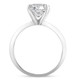 Certified 2Ct Oval Diamond Solitaire Thin Engagement Ring Gold Lab Grown