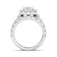 5Ct Princess Cut Diamond Engagement Matching Wedding Ring Set 10k Gold Lab Grown