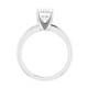 2Ct 14k White Gold Emerald Cut Solitaire Lab Grown Diamond Engagement Ring