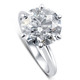 Certified 6Ct Solitaire Diamond Engagement Ring 14k White Gold Lab Grown