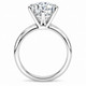 Certified 6Ct Solitaire Diamond Engagement Ring 14k White Gold Lab Grown