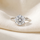 Certified 6Ct Solitaire Diamond Engagement Ring 14k White Gold Lab Grown