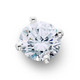 1/2 - 2 Ct Single Diamond Stud in 14k Gold Earring Lab Grown