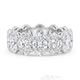 12.50Ct Oval Moissanite Eternity Wedding Anniversary Women's Ring 14k Gold