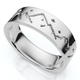 6mm 14k Yellow Gold Ring Nature Inspired Men's Wedding Band
