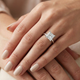 3Ct Certified Princess Cut Solitaire Diamond Engagement Ring 14k Gold Lab Grown