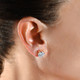 6.85CT Round Diamond Studs 14k Yellow Gold Lab Grown Screw Back Earrings