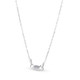 Certified 3Ct Round Cut Diamond Pendant 14k White Gold Lab Grown Necklace
