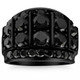 7 1/4Ct TW Black Diamond Men's Ring 10k Black Gold