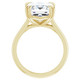 Certified 5Ct Emerald Cut Diamond Designer Engagement Ring Lab Grown 14k Gold