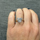 3.06Ct 14k Gold Two Tone Certified Lab Grown Heart Cut Diamond Engagement Ring