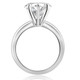 3Ct White Gold Certified Lab Grown Heart Cut Diamond Engagement Ring (G/VS2)