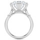 Certified 6.10Ct Round Diamond Platinum Engagement Ring Lab Grown