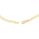 14k Yellow Gold 4.8MM Herringbone Necklace Women's 18" Chain