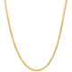 14k Yellow Gold 3.2MM Herringbone Necklace Women's 18" Chain
