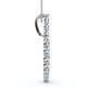 1/2Ct Diamond Heart Pendant Gold Necklace 18" Lab Grown