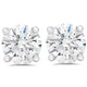 Certified 6.06Ct Excellent Cut Diamond Studs 14k Gold Screw Back Lab Grown
