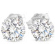 2 - 6 Ct TW Round Diamond Studs in 14k Gold Lab Grown Earrings