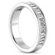 1Ct TW Baguette Diamond Channel Set Wedding Ring 14k Gold Lab Grown