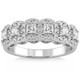 1Ct Princess Cut Diamond Wedding Ring Stackable Band 14k Gold Lab Grown