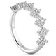 1/2Ct TW Round Cut Diamond Wedding Ring 14k Gold Stackable Band Lab Grown