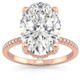 Certified 5.33Ct Oval Diamond Side Halo Engagement Ring 14k Gold Lab Grown Certified 5.33Ct Oval Diamond Side Halo Engagement Ring 14k Gold Lab Grown