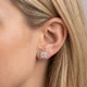 1/2Ct Marquise Star Diamond Earrings 14k Gold Earrings Lab Grown
