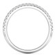 1/2Ct Pave Diamond Wedding Ring 14k Gold Stackable Band Lab Grown