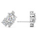 G/VS 2.50Ct Diamond Studs Bouquet Earrings 14k Gold Lab Grown 11.5mm G/VS 2.50Ct Diamond Studs Bouquet Earrings 14k Gold Lab Grown 11.5mm