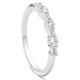 1/4Ct Baguette & Round Diamond Wedding Ring Stackable Band 14k Gold Lab Grown