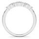 1/4Ct Baguette & Round Diamond Wedding Ring Stackable Band 14k Gold Lab Grown