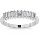 1/2Ct Baguette Diamond Wedding Anniversary Ring Stackable Band Gold Lab Grown