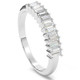 1/2Ct Baguette Diamond Wedding Anniversary Ring Stackable Band Gold Lab Grown