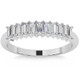 1/2Ct Baguette Diamond Wedding Anniversary Ring Stackable Band Gold Lab Grown