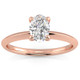 .20 - .75Ct Oval Solitaire Diamond Engagement Ring 14k Gold Lab Grown