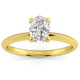 .20 - .75Ct Oval Solitaire Diamond Engagement Ring 14k Gold Lab Grown