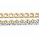 1.23 - 4.00Ct TW Diamond Tennis Bracelet 7" 14k Gold Lab Grown