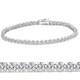 1.23 - 4.00Ct TW Diamond Tennis Bracelet 7" 14k Gold Lab Grown