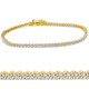 1.23 - 4.00Ct TW Diamond Tennis Bracelet 7" 14k Gold Lab Grown 1.23 - 4.00Ct TW Diamond Tennis Bracelet 7" 14k Gold Lab Grown