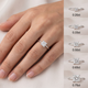 .20 - .75Ct Princess Cut Solitaire Diamond Engagement Ring 14k Gold Lab Grown