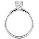 .20 - .75Ct Princess Cut Solitaire Diamond Engagement Ring 14k Gold Lab Grown